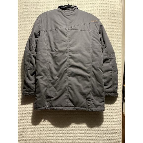 Ariat Men's Rebar Dura Canvas Quilted Lining Jacket XL Gray Ranch Farm Barn Coat - Picture 2 of 10